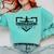 Cheerleading Senior Night Cheer Senior 2025 Graduation 30 Comfort Colors Sweatshirt Chalky Mint