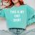 This Is My Chef Shirt Culinary School Graduation Comfort Colors Sweatshirt Chalky Mint