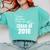 Christian Graduation Jeremiah 29 Comfort Colors Sweatshirt Chalky Mint