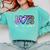 Class Of 1973 Tie Dye 50th Class Reunion Senior Graduation Comfort Colors Sweatshirt Chalky Mint