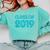 Class Of 2019 High School Graduation Teal Senior Comfort Colors Sweatshirt Chalky Mint
