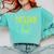 Class Of 2020 Senior 90s Grunge Graduation Comfort Colors Sweatshirt Chalky Mint