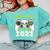 Class Of 2022 Graduate Senior 2022 Graduation Comfort Colors Sweatshirt Chalky Mint