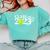 Class Of 2023 Graduation Senior Tennis Player Comfort Colors Sweatshirt Chalky Mint