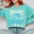 Class Of 2025 Hockey Senior Graduation Graduate Grad Comfort Colors Sweatshirt Chalky Mint