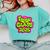 Class Of 2025 Senior Fresh 90s TV Style Retro Graduation Comfort Colors Sweatshirt Chalky Mint