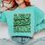 Class Of 2025 Senior Green Student Graduation Comfort Colors Sweatshirt Chalky Mint