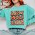 Class Of 2025 Senior Orange And Student Graduation Comfort Colors Sweatshirt Chalky Mint