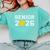 Class Of 2026 Graduation Waterpolo Senior 2026 Water Polo Comfort Colors Sweatshirt Chalky Mint