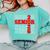 Class Of 2026 Senior Back To School 2026 Graduation 2026 Comfort Colors Sweatshirt Chalky Mint