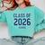 Class Of 2026 Senior Graduation High School College Grad Comfort Colors Sweatshirt Chalky Mint