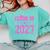 Class Of 2027 Pink Girls Shirt Graduation Comfort Colors Sweatshirt Chalky Mint