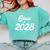 Class Of 2028 Shirt Graduation Him Her Senior Class Comfort Colors Sweatshirt Chalky Mint