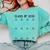 Class Of 2030 Graduation T-Shirt With Space For Handprints Comfort Colors Sweatshirt Chalky Mint