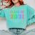 Class Of 2031 High School Graduation Date Kindergarten Shirt Comfort Colors Sweatshirt Chalky Mint