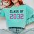 Class Of 2032 Graduation T-Shirts Comfort Colors Sweatshirt Chalky Mint