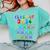 Class Of 2034 Grow With Me Graduation First Day Of School Comfort Colors Sweatshirt Chalky Mint