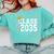 Class Of 2035 Grow With Me Boy Girl First Day Of Graduation Comfort Colors Sweatshirt Chalky Mint