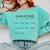 Class Of 2035 Handprint Graduation Comfort Colors Sweatshirt Chalky Mint