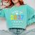 Class Of 2037 Grow With Me Checklist Graduation Comfort Colors Sweatshirt Chalky Mint