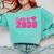Class Of 2038 Pink Girls Growing Up School Memory Graduation Comfort Colors Sweatshirt Chalky Mint