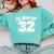 Class Of 32 2032 School Tee Shirt Graduation Class Party Comfort Colors Sweatshirt Chalky Mint