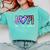 Class Of 74 1974 50th Class Reunion Tie Dye Graduation Items Comfort Colors Sweatshirt Chalky Mint
