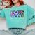 Class Of 75 1975 50th Class Reunion Tie Dye Graduation Items Comfort Colors Sweatshirt Chalky Mint