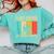 I Like Coffee And Maybe 3 People Introvert Anti-Social Comfort Colors Sweatshirt Chalky Mint