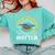 College Masters Degree Graduation Three Degrees Hotter Comfort Colors Sweatshirt Chalky Mint