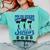 Color Guard Senior 2026 Flags Marching Band Graduation Grad Comfort Colors Sweatshirt Chalky Mint
