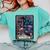 Color Graphic The Introvert Tarot Card Raglan Baseball Tee Comfort Colors Sweatshirt Chalky Mint