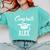 Congrats 2018 Alex College High School Graduation Comfort Colors Sweatshirt Chalky Mint