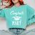 Congrats 2018 Mary College High School Graduation Comfort Colors Sweatshirt Chalky Mint