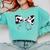 Cow Print Bow And Stethoscope Nurse RN Graduation Coquette Comfort Colors Sweatshirt Chalky Mint