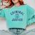 Criminal Justice Major College Graduate Graduation Comfort Colors Sweatshirt Chalky Mint