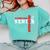 Cross Country Senior Night Senior 2025 Graduation Party 6 Comfort Colors Sweatshirt Chalky Mint