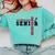Cross Country Senior Night XC Senior 2026 Graduation 90 Comfort Colors Sweatshirt Chalky Mint