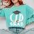 CSD Masters Graduation Men Women Son Daughter Comfort Colors Sweatshirt Chalky Mint