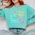 Custodian Life Graduation Day Last Day Of School Tie Dye Comfort Colors Sweatshirt Chalky Mint
