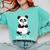 Cute Introvert Vibes – Panda Hello & Goodbye Comfort Colors Sweatshirt Chalky Mint Cute Introvert Vibes – Panda Hello & Goodbye Comfort Colors Sweatshirt Chalky Mint