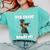 Dabbing Graduation Class Of 2025 Girls 5th Grade Nailed It Comfort Colors Sweatshirt Chalky Mint