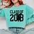 Dabbing Graduation Shirt Class Of 2018 Comfort Colors Sweatshirt Chalky Mint