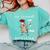 The Dabbing Llama Graduation Class Of 2018 T-Shirt Comfort Colors Sweatshirt Chalky Mint