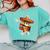 Dabbing Mexican Pizza Dance Food Lover Graduation Comfort Colors Sweatshirt Chalky Mint