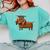 Dachshund Graduation 2018 Dog Graduation Shirt For Men Women Kids Comfort Colors Sweatshirt Chalky Mint
