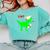 Dinosaur Rawr Diploma Grad Graduate Graduation Comfort Colors Sweatshirt Chalky Mint