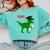 Dinosaur Rawr Diploma Graduate Graduation Comfort Colors Sweatshirt Chalky Mint