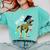 Dinosaur T Rex Rawr Last Day Of School Graduation Shirt Comfort Colors Sweatshirt Chalky Mint