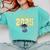 Disney Lilo & Stitch Graduation 2025 Stitch Collegiate Comfort Colors Sweatshirt Chalky Mint